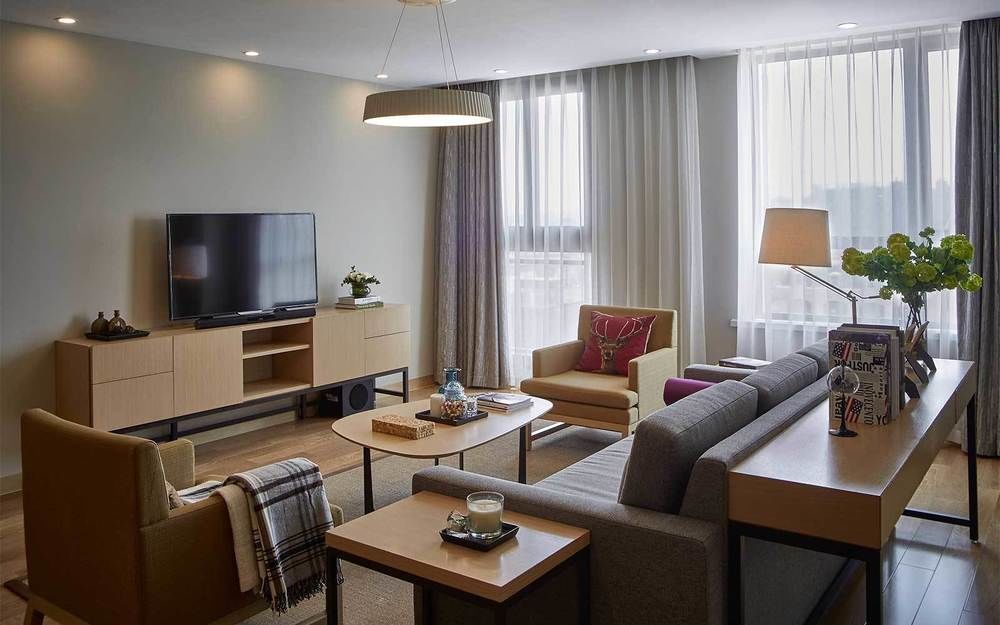 One Sunland Serviced Suites Managed By Lanson Place Шанхай Экстерьер фото